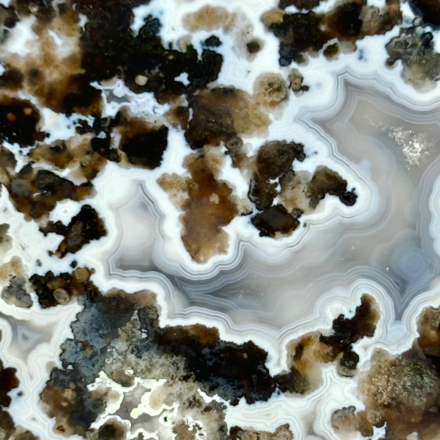 1 1/4" / 32mm Sumatra Agate Blended Geode
