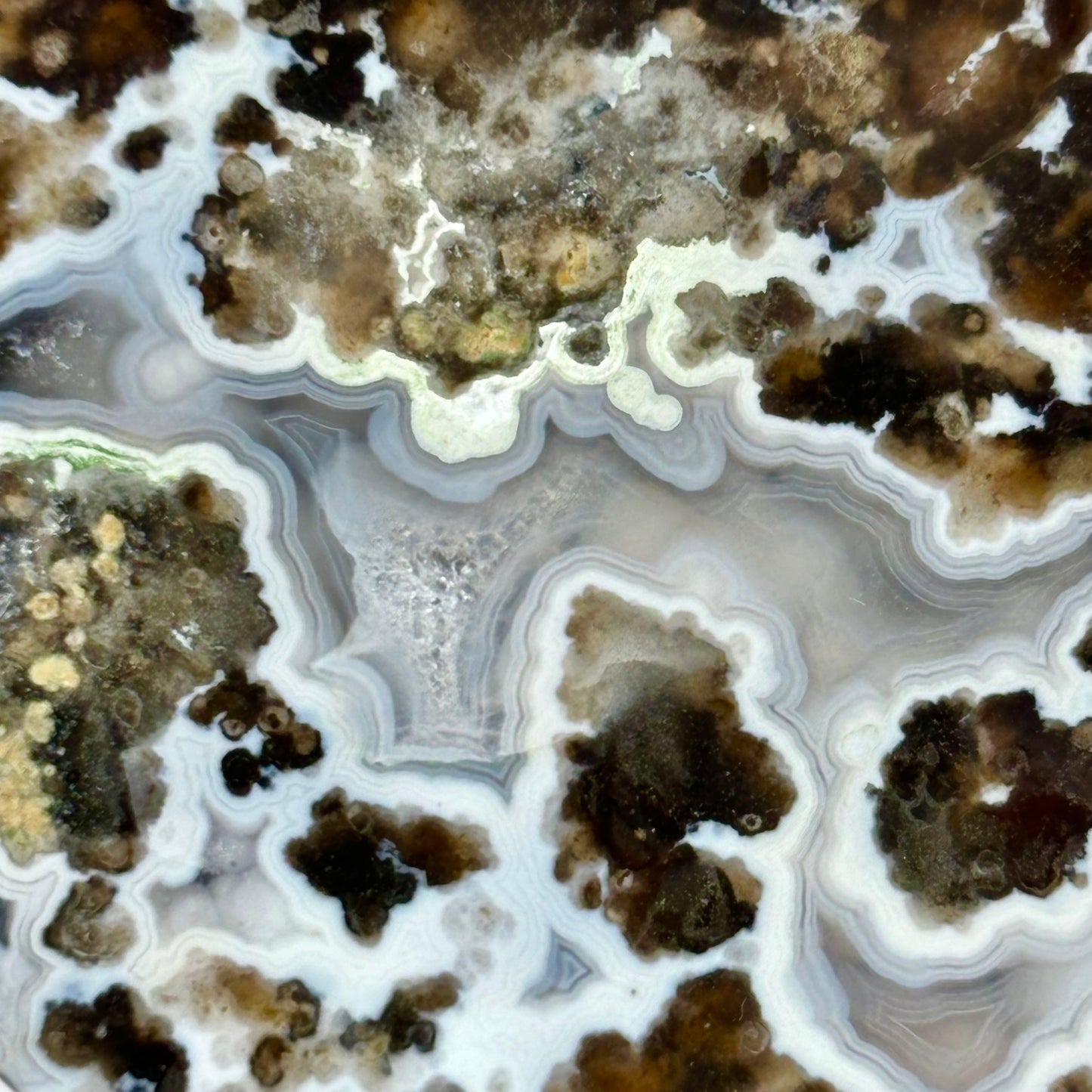 1 1/4" / 32mm Sumatra Agate Blended Geode