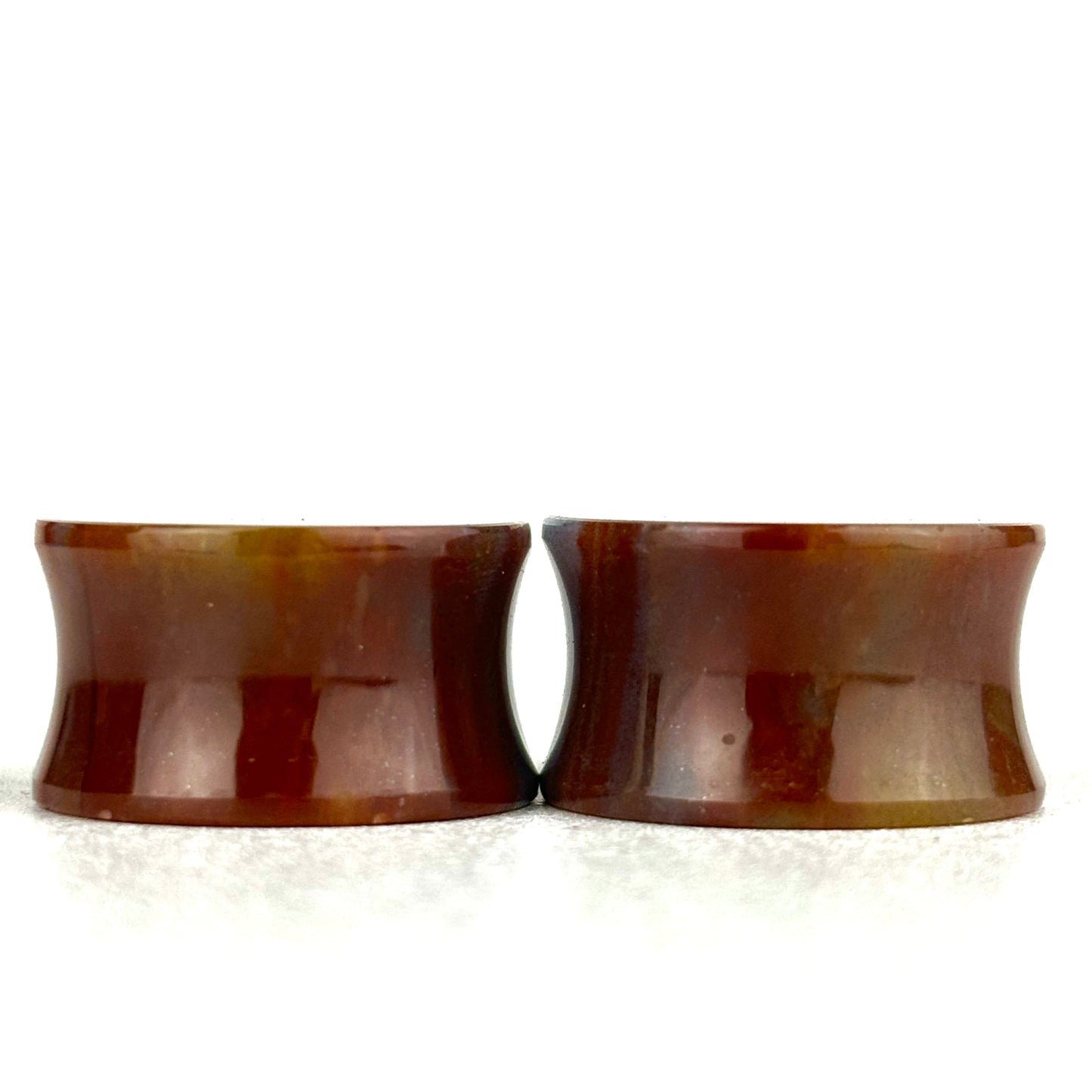 red moss agate 5/8" (16mm)