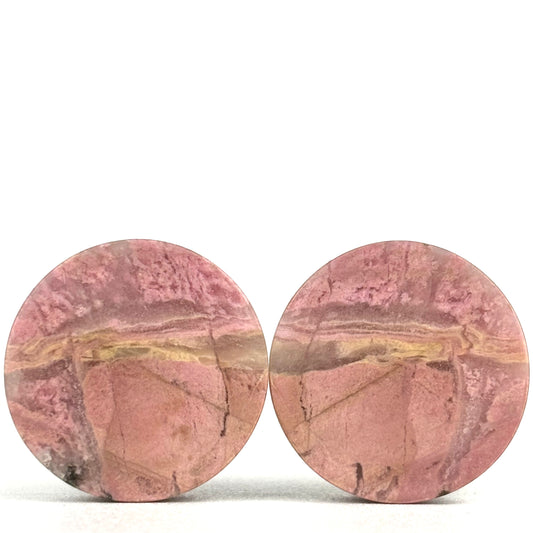 pink rhodonite 1.10" (28mm)