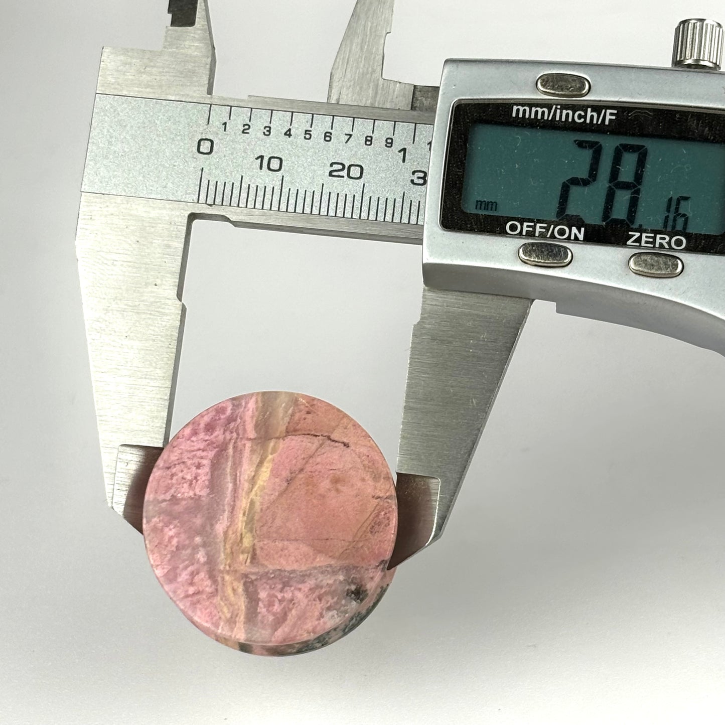 pink rhodonite 1.10" (28mm)