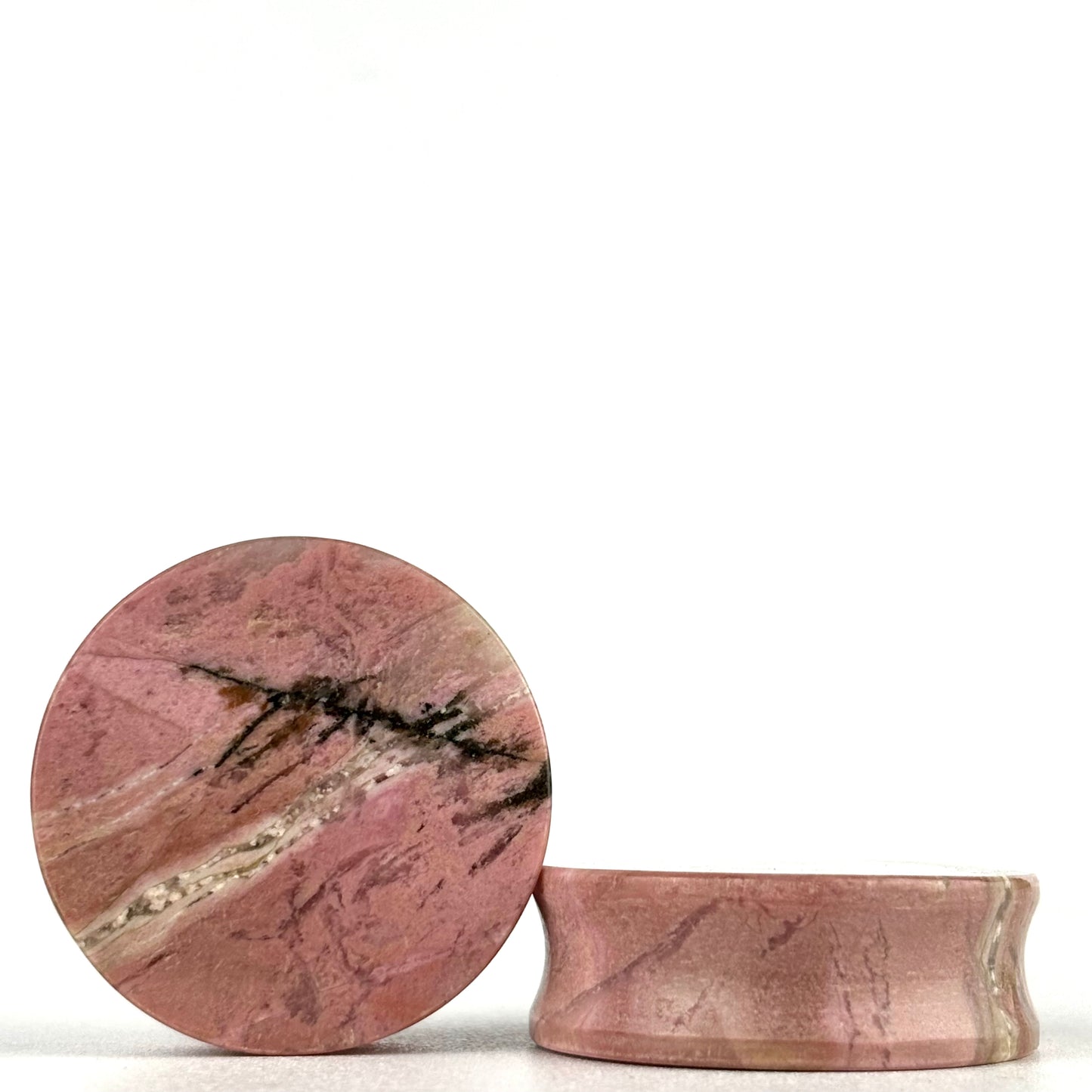 Pink Rhodonite 1 1/4" 32.5mm