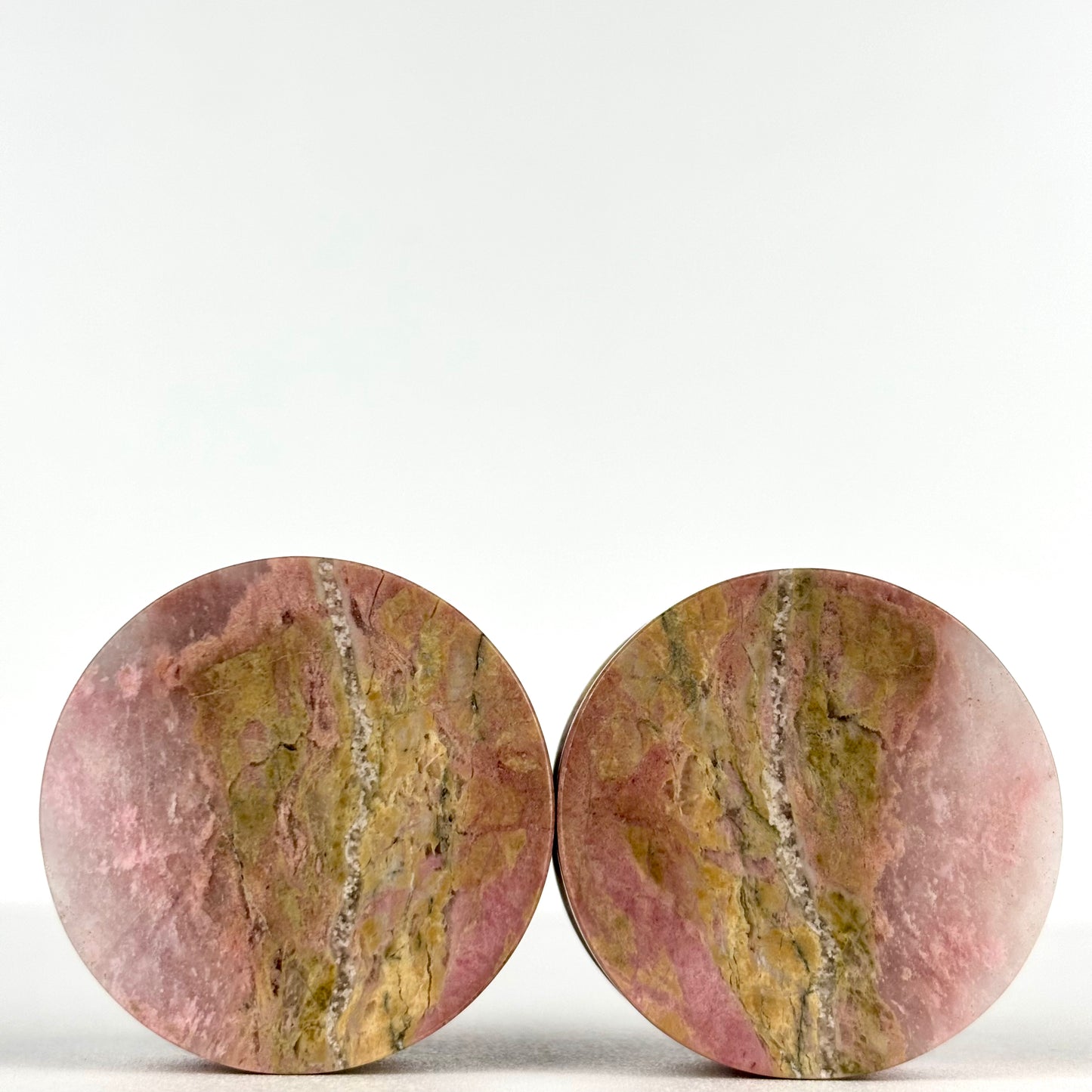 Pink Rhodonite 1 3/8" (35mm)