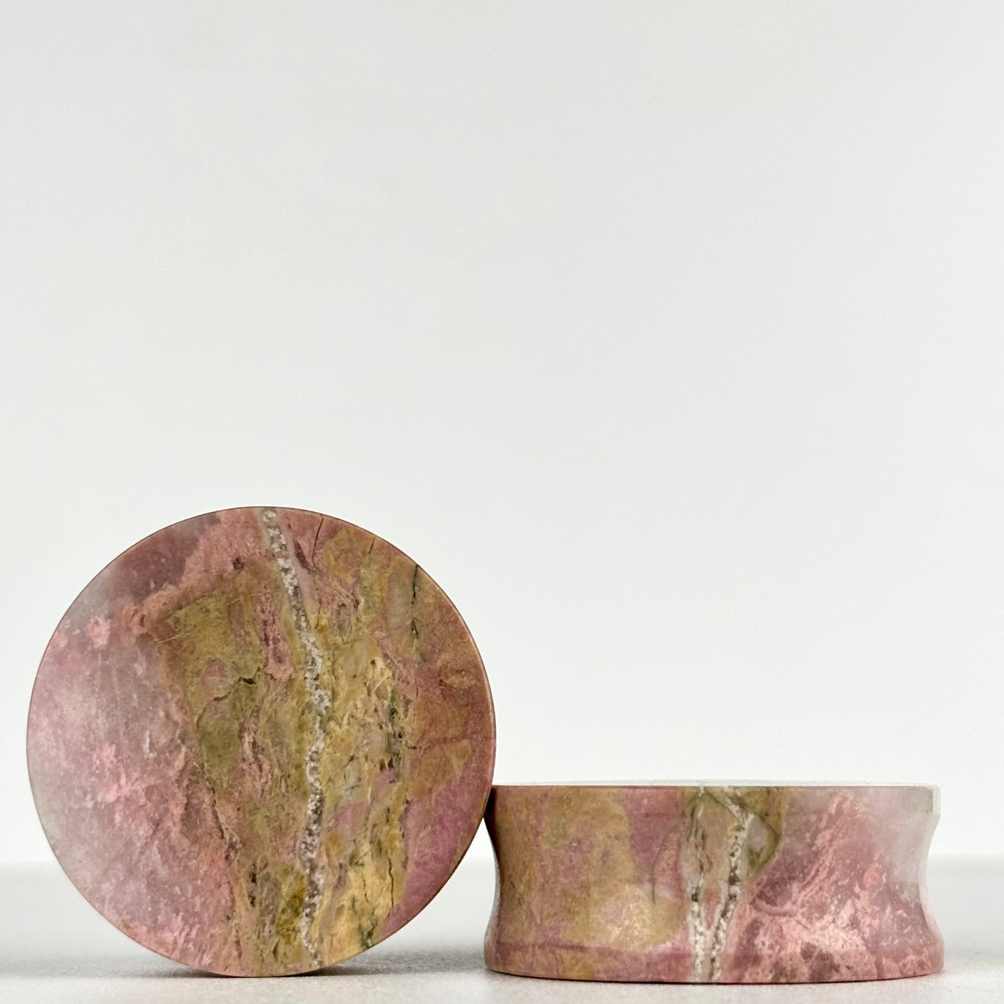 Pink Rhodonite 1 3/8" (35mm)
