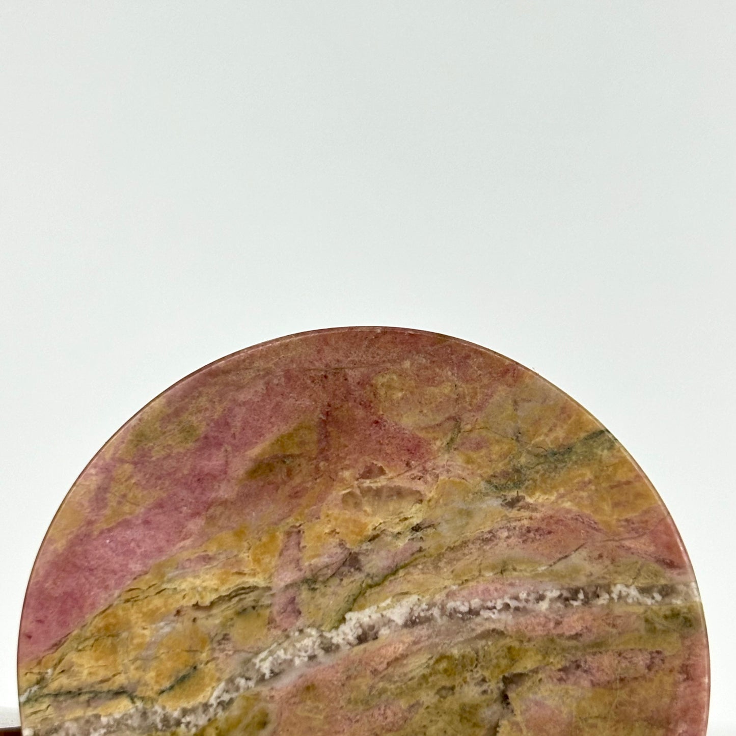 Pink Rhodonite 1 3/8" (35mm)