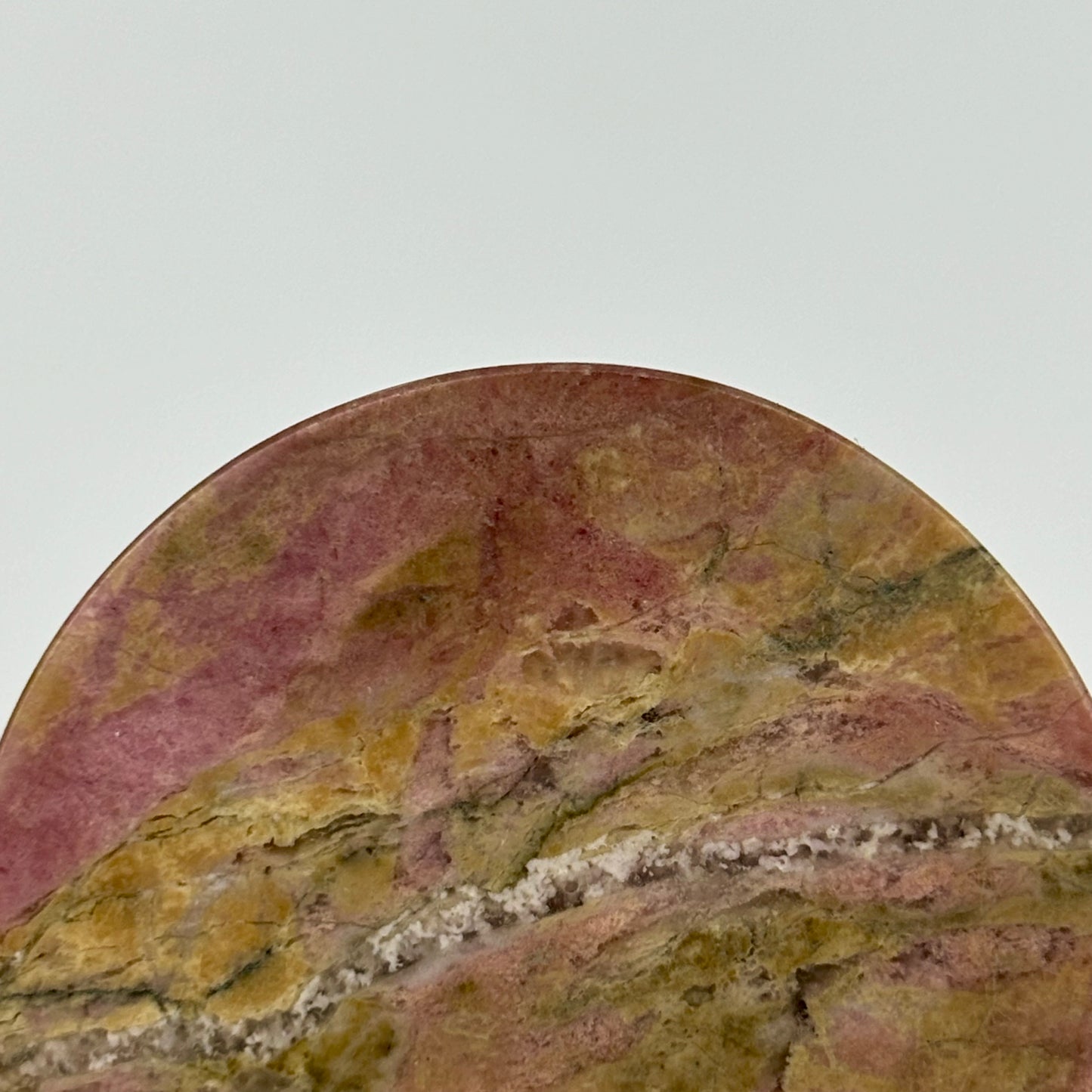 Pink Rhodonite 1 3/8" (35mm)